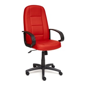 Кресло компьютерное СН747 кож/зам, красный, арт.7707 в Орске