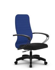 Кресло компьютерное SU-CK130-10P PL синий/черный в Орске