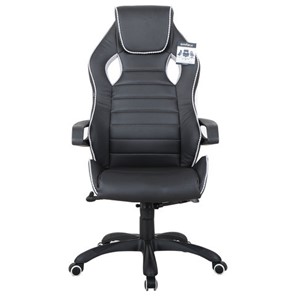 Компьютерное кресло Brabix Techno Pro GM-003 (экокожа, черное/серое, вставки серые) в Бузулуке
