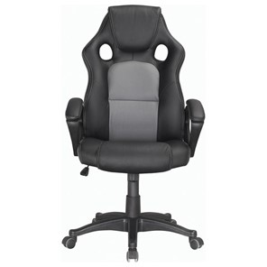 Офисное кресло Brabix Rider Plus EX-544 КОМФОРТ (экокожа, черное/серое) 531582 в Орске