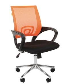 Офисное кресло CHAIRMAN 696 CHROME Сетка TW-66 (оранжевый) в Бузулуке
