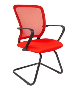 Кресло компьютерное CHAIRMAN 698V Сетка TW (красный) в Бузулуке