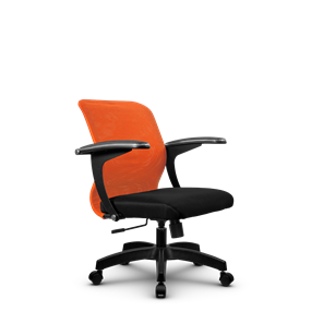 Офисное кресло SU-M-4/подл.160/осн.001, Оранжевый/Черный в Орске