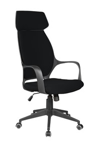 Кресло офисное Riva Chair 7272 (Черный/черный) в Орске