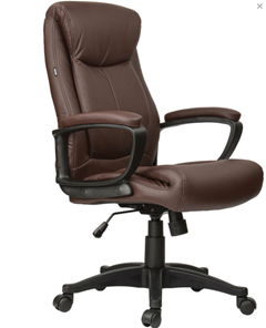 Офисное кресло BRABIX "Enter EX-511", экокожа, коричневое, 531163 в Орске
