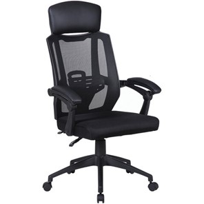 Кресло офисное Brabix Nexus ER-401 (с подлокотниками, черное) 531835 в Бузулуке