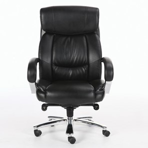 Кресло Brabix Premium Direct EX-580 (хром, рециклированная кожа, черное) в Бузулуке