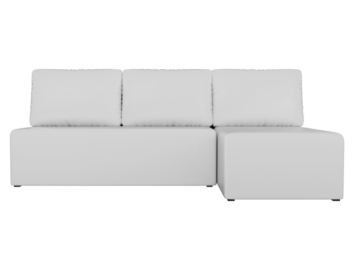 Угловой диван Поло, Белый (экокожа) в Орске - изображение 1