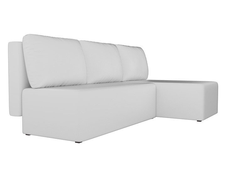 Угловой диван Поло, Белый (экокожа) в Орске - изображение 2