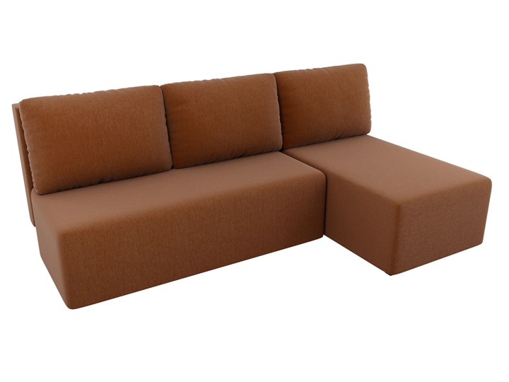 Угловой диван Поло, Коричневый (рогожка) в Бузулуке - изображение 3