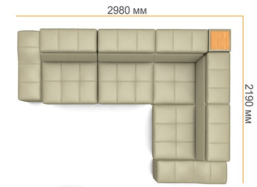 Угловой диван N-0-M ДУ (П1+ПС+УС+Д2+П1) в Бузулуке - изображение 4