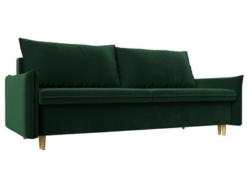 Прямой диван Хьюстон, Зеленый (Велюр) в Орске