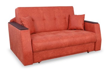 Прямой диван Лео-4 двухместный, НПБ (с накладками на подлокотниках) в Бузулуке