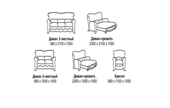 Прямой диван Барокко 2, ДБ3 в Бузулуке - изображение 5