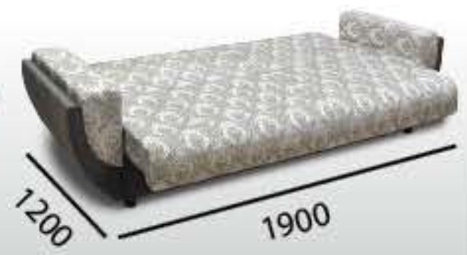 Прямой диван Акварель 2 БД в Бузулуке - изображение 1
