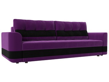 Прямой диван Честер, Фиолетовый/черный (вельвет) в Бузулуке