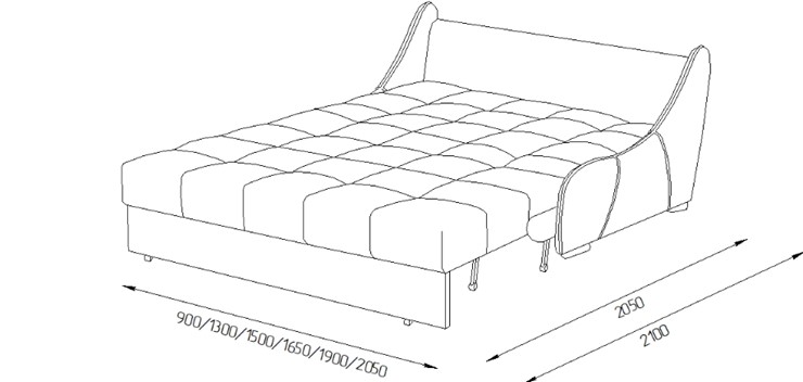 Прямой диван Токио 190 (НПБ) в Орске - изображение 3