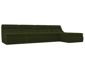 Большой модульный диван Холидей, Зеленый (микровельвет) в Орске