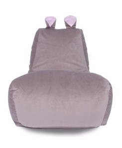 Кресло-мешок Бегемот кофе/розовый в Орске
