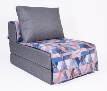 Бескаркасное кресло-кровать Харви, серый - сноу деним в Бузулуке