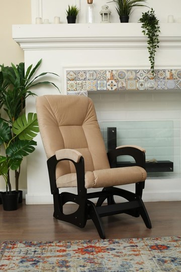 Кресло-качалка Леон маятниковая, ткань AMIGo песок 29-Т-П в Орске - изображение 3