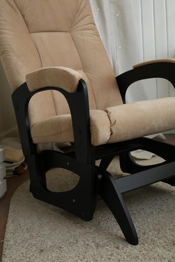 Кресло-качалка Леон маятниковая, ткань AMIGo песок 29-Т-П в Орске - изображение 8