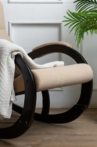 Кресло-качалка в гостиную Корсика, ткань Amigo Beige 34-Т-AB в Бузулуке - предосмотр 6