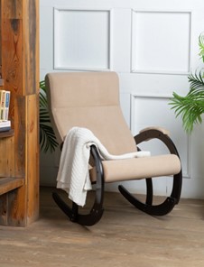 Кресло-качалка в гостиную Корсика, ткань Amigo Beige 34-Т-AB в Бузулуке - предосмотр 7