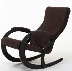 Кресло-качалка в гостиную Корсика, ткань Amigo Coffee 34-Т-AC в Орске