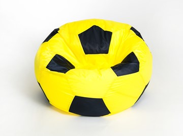 Кресло-мешок Мяч большой, желто-черный в Орске