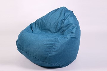 Кресло-мешок Юниор, рогожка синий в Орске