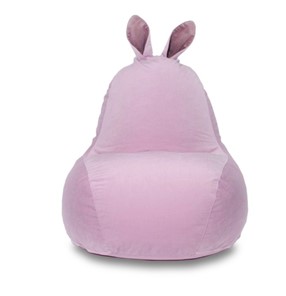 Кресло-мешок Зайка (короткие уши), розовый в Оренбурге