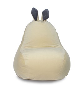 Кресло-мешок Зайка (короткие уши), желтый в Орске