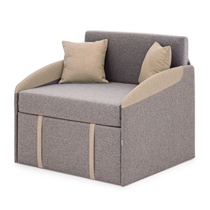 Кресло-кровать Polto серо-коричневый/песочный (рогожка) в Бузулуке