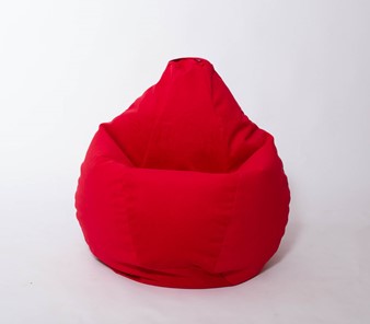 Кресло-мешок Груша большое, велюр однотон, красное в Бузулуке - предосмотр 2