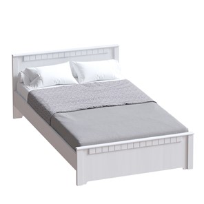 Кровать с основанием Прованс,1600 Бодега белая/Платина премиум в Орске