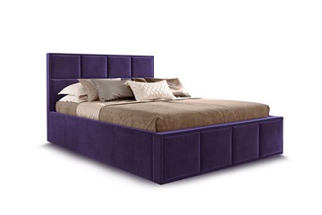 Кровать с основанием Октавия 1400,Мора фиолетовый в Орске