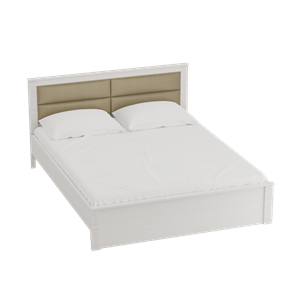 Кровать с основанием Элана 1400, Бодега белая в Орске