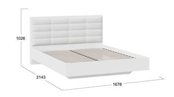 Кровать спальная Агата тип 1 (Белый) в Орске - предосмотр 2