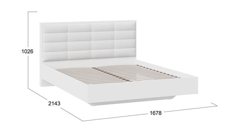 Кровать спальная Агата тип 1 (Белый) в Бузулуке - изображение 2