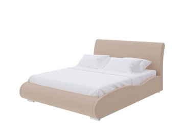 Кровать 2-спальная Corso-8 Lite 180х200, Велюр (Forest 730 Миндальный) в Бузулуке