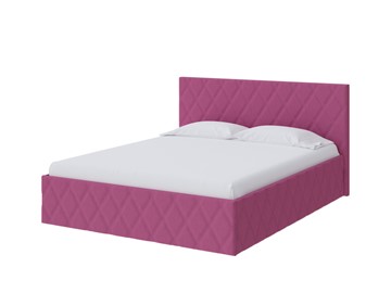 Кровать Fresco 140х200, Рогожка (Savana Berry (фиолетовый)) в Орске