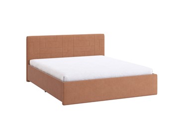 Двуспальная кровать Лора 2 1.6, персик (велюр) в Орске