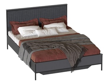 Кровать 2-спальная Нора, 1600 (Металл бруклин/Графит) в Орске