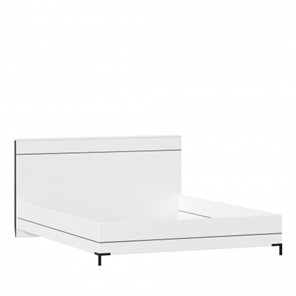 Кровать двуспальная Норд, 1600, 677.120, белый/черный в Бузулуке
