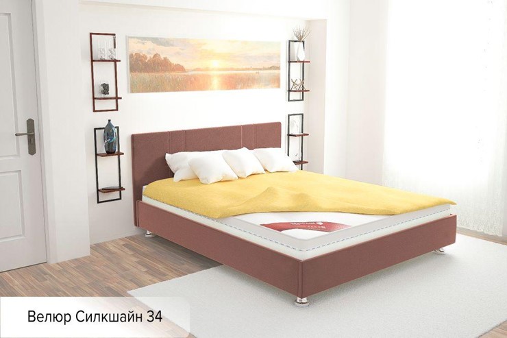 Кровать 2-спальная Вена 160х200 (с основанием) в Орске - изображение 1