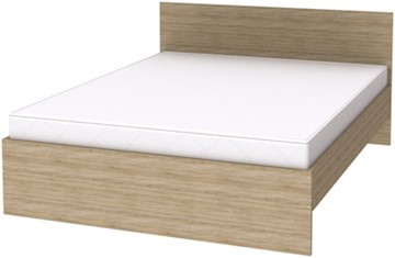 Кровать спальная K16 с основанием, цвет Дуб Сонома в Бузулуке