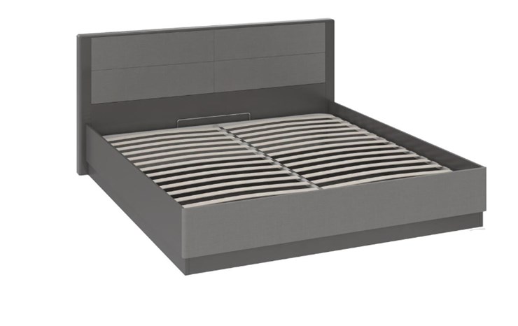 Кровать с механизмом двуспальная Наоми 1600, цвет Фон серый, Джут СМ-208.01.02 в Бузулуке - изображение 1