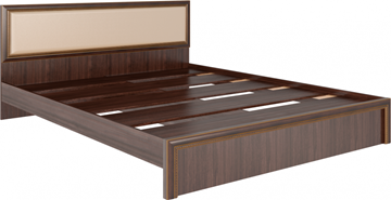 Кровать Беатрис М09 с мягким изголовьем (Орех Гепланкт) в Бузулуке