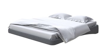 Парящая кровать 2-спальная 160х200, Рогожка (Savana Grey) в Орске